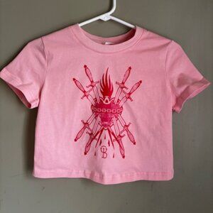 Old Devils "Sacred Key" Crop Top - Brand New & 100% Cotton